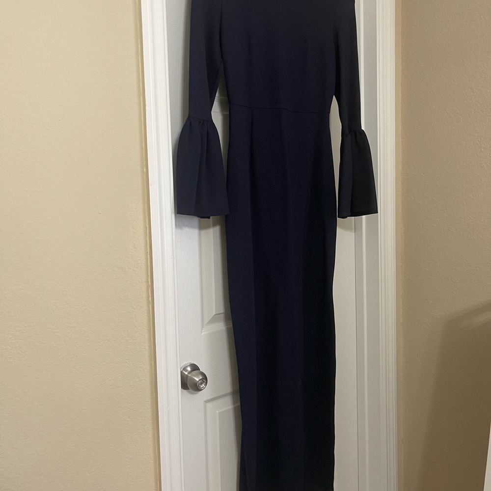 Modest Navy Blue Dress (Hijabi Dress/Gown)